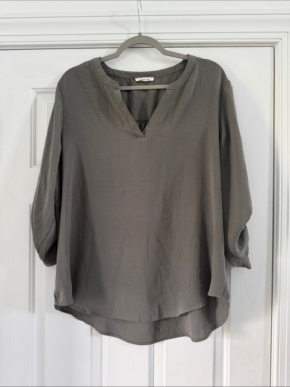 Maurice’s Relaxed V-Neck Women's Top in Olive Green
